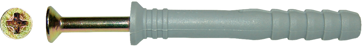 Cuie percutie cu diblu Ø8x60 mm - 100 buc.