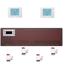 Pachet automatizare Daver PREMIUM cu termostate RF - WiFi, pentru incalzire din distribuitor cu 2 zone